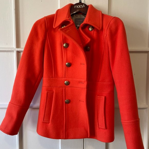 J Crew Stadium Cloth Coat by Nello Gori - Picture 2 of 4